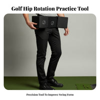 Hook-and-Loop Golf Swing Waist Coach Stretchy Material Body-Turn Guide Reinforced Stitching Golf Swing Coach Belt Adjustable