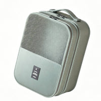 Travel Footwear Pouch Wear-Resistant Luggage Shoe Organizer Mesh Window Packing Cube for Commuters, Gym