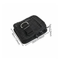 Strong PVC BCD Side Pouch Multiple Pockets Dive Belt Bag Portable BCD Storage Pouch Quick Drain for Divers
