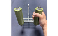 Bar Handle Double Hand Training Wrist Forearm Curl Attachment High Load Capacity Gym Cable Attachment for Home Workout