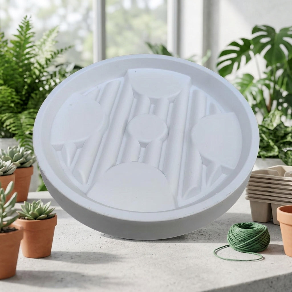 Rolling Plant Stand with Saucer Tray, Stand Type for Easy Moving, Stable Plant Pot Base and Plant Pot Stand for Indoor Outdoor Use