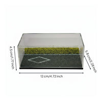 1:64 Car Display Box Dustproof Miniature Showcase Collectible Storage for Collectors