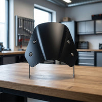 Motorcycle Windshield Tinted Windshield with Mounting Brackets Flyscreen with Bracket Aftermarket Visor with Bracket Sleek