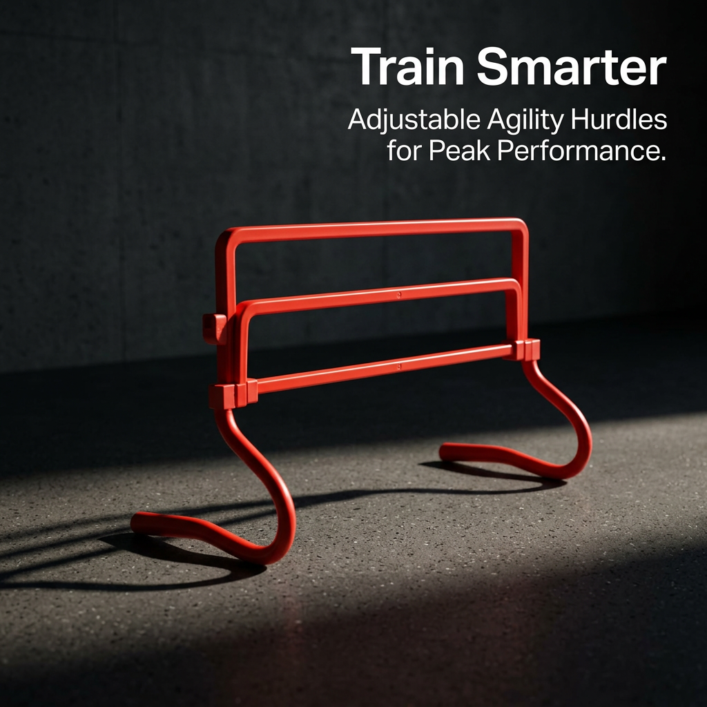 Agility Hurdles for Track and Field, Football Training, Adjustable Speed Hurdles, Fitness Agility Hurdles Set, Indoor and Outdoor Hurdles