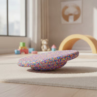 Balance Board Dome-Shaped Balance Disc Stepping Stone Speckled Exercise Toy Low-Height for Children, Playroom, Classroom