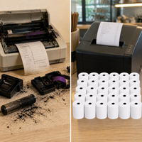 Thermal Receipt Paper Rolls 57x50mm for POS Printers