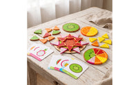 Puzzle with Pattern Cards Educational Method Wooden Puzzle with Cards Matching Game Geometric for Toddlers, Homeschool, Playroom