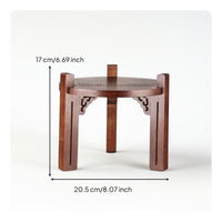 Beverage Container Stand Traditional Dispenser Stand Rustic Wooden Riser for Kitchen, Tea Service