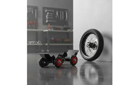 Emergency Use Flat Tire Push Aid Portable Motorcycle Mover Dolly 360 Degree Wheels Tire Mover Dolly Heavy Duty for Roadside
