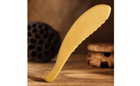 Scalloped Brass Gua Sha Curved Gua Sha Board Easy to Clean Massager Beginner-Friendly