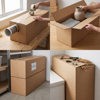 Long Rectangular Kraft Paper Gift Box for Storage and Packaging
