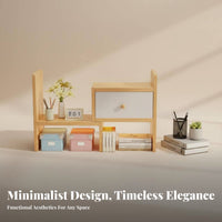 Extendable Desktop Shelf Simple Installation Adjustable Two-Piece Shelf