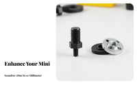 small Design 5mm to 10-millimeter Grinder Conversion Rod Portable 5mm to 10-millimeter Conversion Rod Multi-Functional Use Power Tool Adapter adaptable for DIY aficionados, homeowners, Professionals, Home renovation, Workshop, Metalworking, Polishing