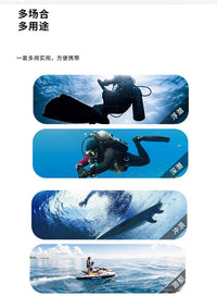 2.55MM加厚潜水服女长袖分体深潜拉链防晒速干冲浪防水母泳衣套装