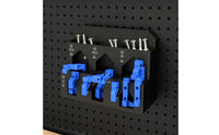 Wall-Mounted Storage Rack Easy to Install Bike Tool Holder Wall Rack with Mounting Brackets Space-Saving Bike Hanger Compact