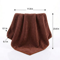 Quick Dry Microfibre Cloth and Microfibre Towel 30cm x 60cm, Plain Weave Microfibre Cloth for Car Interior and Household Cleaning Use