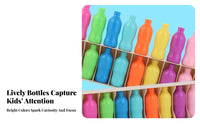 Bottle Guessing Game Logical Thinking Memory Matching Game Improves Focus Color and Pattern Puzzle for Kids, Classroom