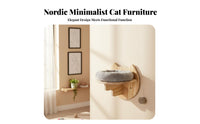 Sisal scrapeing Surface verticalMounted feline Playground Space-Saving Feline Activity hub Multi-Functional Pet Furniture personalizedizable Design for Small Homes, Apartment, Apartments, Living Room