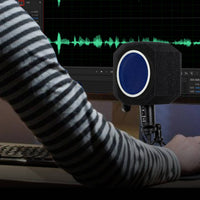 Noise Reduction Audio Capture Device Isolation Cover Enhanced Recording Quality Portable Vocal Booth Lightweight Audio Capture Device Sound Absorbing Foam Windproof for Vocalists, Streamers, Podcasters, Live Broadcasting, Home Studio