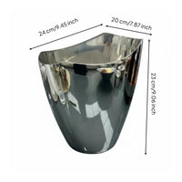 Stainless Steel Ice Container Reflective Vino Chiller Container