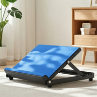 Stable Slant Board with Metal Frame Anti-Slip Wooden Slant Board Slim-Profile Ankle Stretcher Adjustable for Athletes, Runners, Home Gym, Physical Rehabilitation, Office