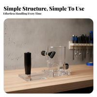 Carpentry Accessory Screw Fastened Clear Acrylic Router Base Plate Carpentry Tool Part Vibration Resistant