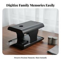 No Computer Required 35mm Film Scanner High Resolution 35mm Film and Slide Scanner Color LCD Screen Slide to Digital Converter Compact Design for Photography Enthusiasts, Archivists