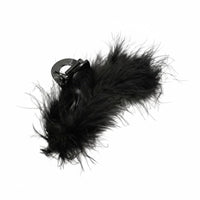 Feather Grip Fastener Elegant Exotic Feather Fastener Soft Hair Jaw Stylish Versatile for Women, Special Events