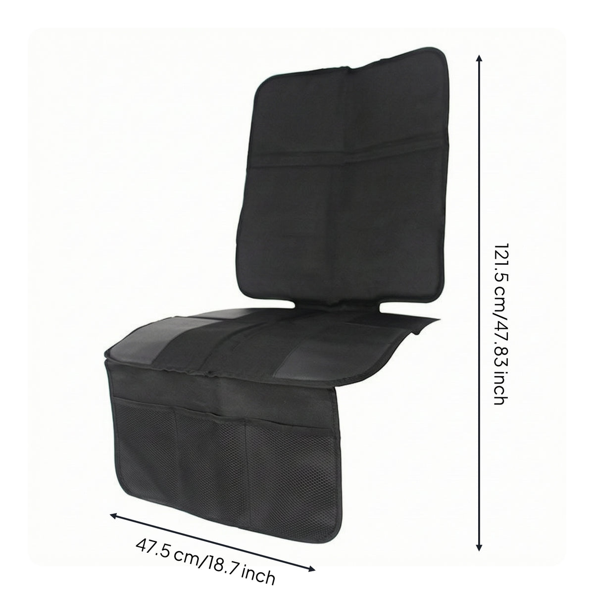 Protector with Mesh Pockets Anti-Slip Protector with Pocket Heavy Duty for Commuters