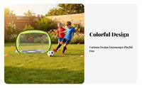 Portable Soccer net Easy Setup Folding Soccer net Lightweight Outdoor Toy for Beginners, Training, Park