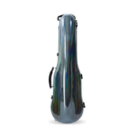 4/4 Violin Case Soft Velvet Lining Carbon Fiber Violin Case 2 Bow Holders Musical Instrument Accessory for Students, Professionals, Storage