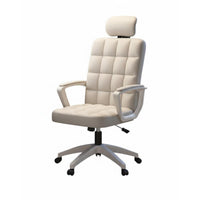 Adjustable Height Ergonomic High-Back Swivel Chair Effortless Rolling Casters Ergonomic Swivel Chair with Headrest Reclining Function Computer Seating Easy to Clean for Students, Work-from-Home Employees, Gamers, Dormitory, Study Room, Workplace