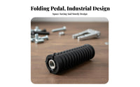 2 Pieces Electric Bike Passenger Foot Peg Space-Saving Universal Passenger Footrests Universal Scooter Footboard Sturdy-Duty