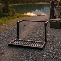 Car Tire Ladder Portable Wheel Step Ladder Compact Storage Vehicle Accessory for off-Pavement