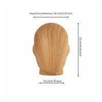 Wooden Mannequin Head Sturdy Male Mannequin Head Minimalist for Retail Stores