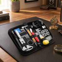 Watch Repair Tool Kit with Case Compact Watch Repair Kit Portable for Beginners