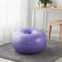 Anti-Puncture-Resistant Pilates Donut Ball Thickened Material Donut Fitness Ball Long-Lasting Design for Postpartum Women, Home Gym
