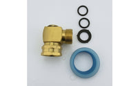 Solid Brass Elbow Connector with Swivel Coupling Heavy-Duty 90 Degree Hose Elbow Leakleakproof Male to Female Adapter Long-Lasting for Gardeners