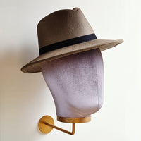 Wall Mannequin Head Soft Mannequin Head with Wall Hook Stable Hairpiece Holder Stand for Retailers, Hair Stylists