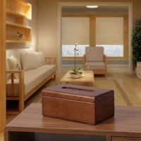 Tissue Box Holder for Home Office, Solid Wood Rectangular Tissue Box in Dark Brown, Custom Napkin Dispenser, Tissue Boxes