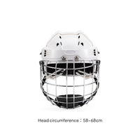 Ice Hockey Helmet Hard Shell Hockey Helmet Lightweight Head Protection for Inline Skating, Football