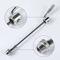 Steel Bike Stationary Skewer Indoor Quick Release Skewer with Metal Lever Stationary Stable for Cyclists