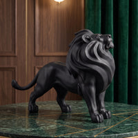 Sculptural Geometric Lion Sculpture