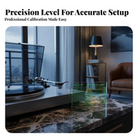 VTA Azimuth Ruler High-Quality Acrylic Tonearm Alignment Gauge Precision Crafted Tonearm Alignment Block for Audiophiles, Vinyl Enthusiasts