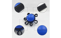 Grip Ball with Finger Straps Moderate-Resistance Five-Finger Grip Ball Hand Gripper Elastic Exerciser Flexible for Rehab