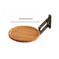 Fold down Side Table Foldable Extendable Bedside Tray Space Saving for Sofa Area