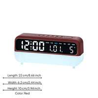 LED Alarm Timepiece Multi-Function Ambient Light Timepiece Adjustable Brightness