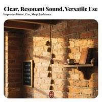Brass Wind Tinkler Melodious Sound Decorative Door Entry Tinkler Small Brass Feng Shui Chime Great Gift Suggestion