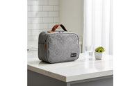Insulated Meal Carrier Reusable Meal Carrier with Pockets Soft for Office Workers, Students, Work, Picnic