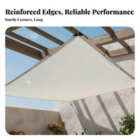 Protection White Sunshade Net Tear Resistant White Garden Shade Cover Breathable Garden Heat Insulation Net Easy Installation for Gardeners, Balcony, Carport